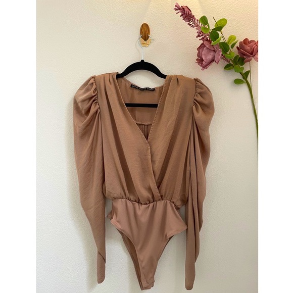 HYFVE Tops - HYFVE Tan Bodysuit